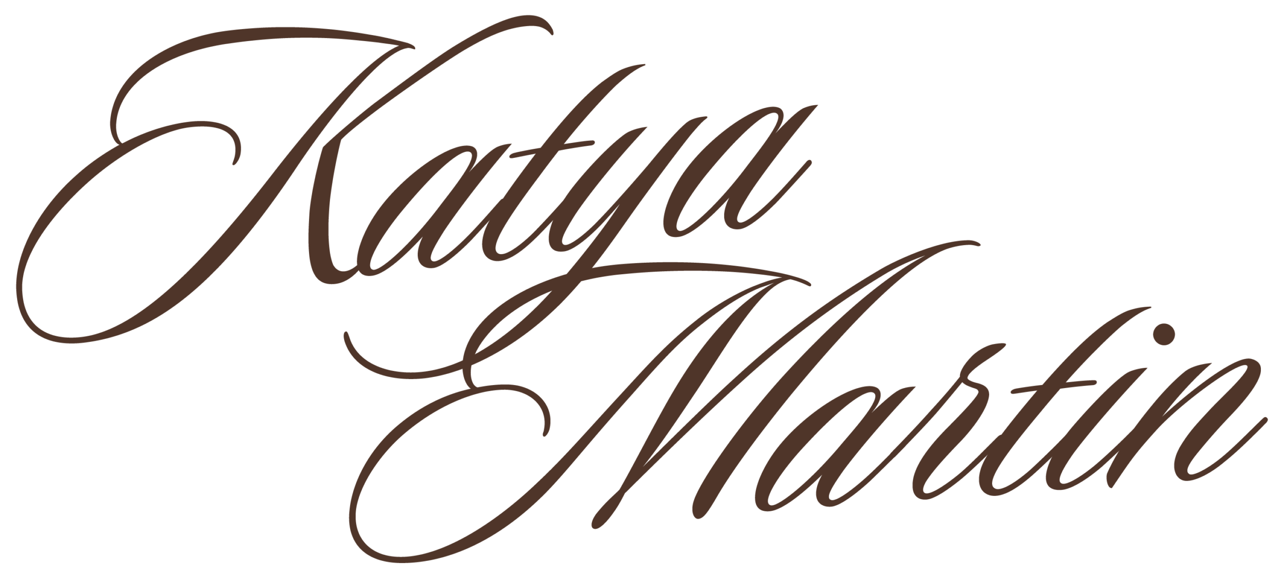 Katya Martin signature logo